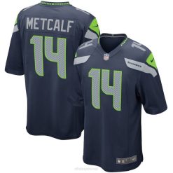 NFL Männer Seattle Seahawks DK Metcalf Nike College Navy Game-Spieler-Trikot 4R0Z879 Kleidung