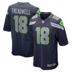 NFL Männer Seattle Seahawks Laquon Treadwell Nike College Navy Heimspiel-Spielertrikot 4R0Z5901 Kleidung