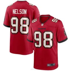 NFL Männer Tampa Bay Buccaneers Anthony Nelson Nike rotes Spieltrikot 4R0Z4475 Kleidung