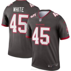 NFL Männer Tampa Bay Buccaneers Devin White Nike Pewter Alternative Legend Trikot 4R0Z1745 Kleidung
