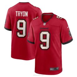 NFL Männer Tampa Bay Buccaneers Joe Tryon Nike Red 2021 Draft First Round Pick No. 32-Spiele-Trikot 4R0Z3757 Kleidung