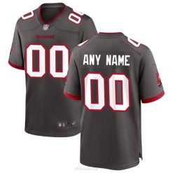 NFL Männer Tampa Bay Buccaneers Nike Pewter Alternative Custom Game Jersey 4R0Z645 Kleidung