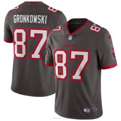 NFL Männer Tampa Bay Buccaneers Rob Gronkowski Nike Pewter Alternative Vapor Limited Trikot 4R0Z1893 Kleidung