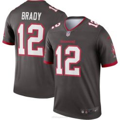 NFL Männer Tampa Bay Buccaneers Tom Brady Nike Pewter Alternative Legend Trikot 4R0Z325 Kleidung