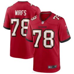 NFL Männer Tampa Bay Buccaneers Tristan Wirfs Nike Red Player Game Jersey 4R0Z2205 Kleidung