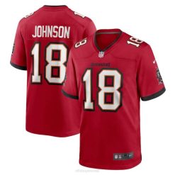 NFL Männer Tampa Bay Buccaneers Tyler Johnson Nike rotes Heimspiel-Spielertrikot 4R0Z4509 Kleidung