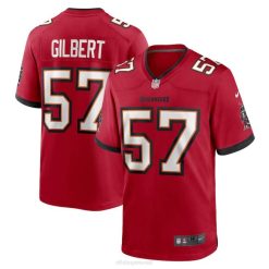 NFL Männer Tampa Bay Buccaneers Ulysees Gilbert III Nike rotes Heimspiel-Spielertrikot 4R0Z4511 Kleidung