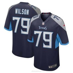 NFL Männer Tennessee Titans Isaiah Wilson Nike Navy Game Jersey 4R0Z4951 Kleidung