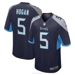 NFL Männer Tennessee Titans Kevin Hogan Nike Navy Heimspiel-Spielertrikot 4R0Z6757 Kleidung