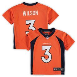 NFL Männer Vorschule Denver Broncos Russell Wilson Nike Orange Game Jersey 4R0Z1663 Kleidung