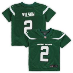 NFL Männer Vorschule New York Jets Zach Wilson Nike Gotham Green Game Jersey 4R0Z2123 Kleidung