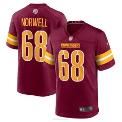 NFL Männer Washington Commanders Andrew Norwell Nike Burgundy Player Game Jersey 4R0Z5939 Kleidung
