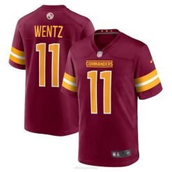 NFL Männer Washington Commanders Carson Wentz Nike Burgundy Game Jersey 4R0Z4721 Kleidung
