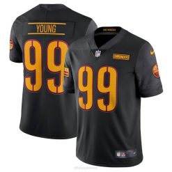 NFL Männer Washington Commanders jagen junges Nike Black Alternative Vapor Limited-Trikot 4R0Z877 Kleidung