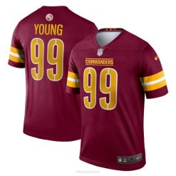 NFL Männer Washington Commanders jagen junges Nike Burgundy Legend Trikot 4R0Z1885 Kleidung
