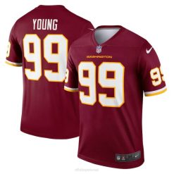 NFL Männer Washington Football Team Chase Young Nike Burgundy Legend Trikot 4R0Z755 Kleidung