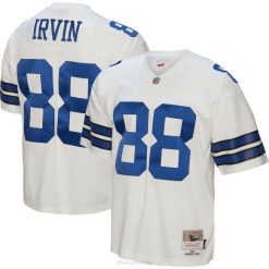 NFL Männer Weißes Legacy-Replika-Trikot der Dallas Cowboys von Michael Irvin Mitchell und Ness aus dem Jahr 1992 4R0Z1241 Kleidung