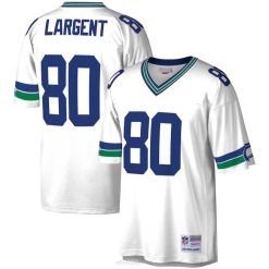 NFL Männer Weißes Legacy-Replika-Trikot der Seattle Seahawks Steve Largent Mitchell & Ness 4R0Z2539 Kleidung