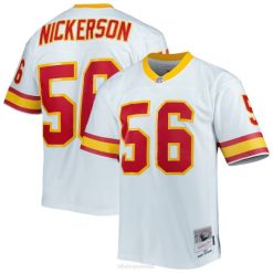 NFL Männer Weißes Replika-Trikot der Tampa Bay Buccaneers Hardy Nickerson Mitchell & Ness aus dem Jahr 1996 4R0Z4085 Kleidung
